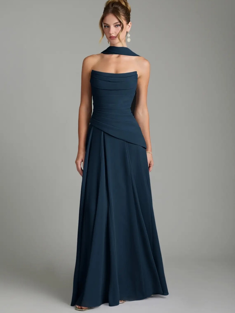 Navy blue corset dress, size 6